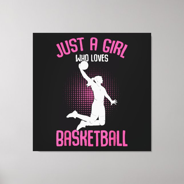 Toile Fille de basketball Femmes (Recto)