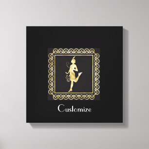 Toile Fille Flapper des années 1920 Thunder_Cove