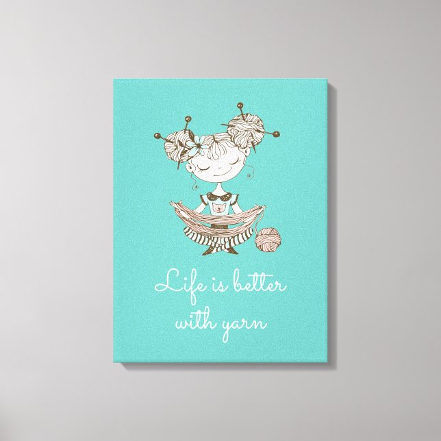 Toile Fille Louveuse de Fils Whimsical (Recto)