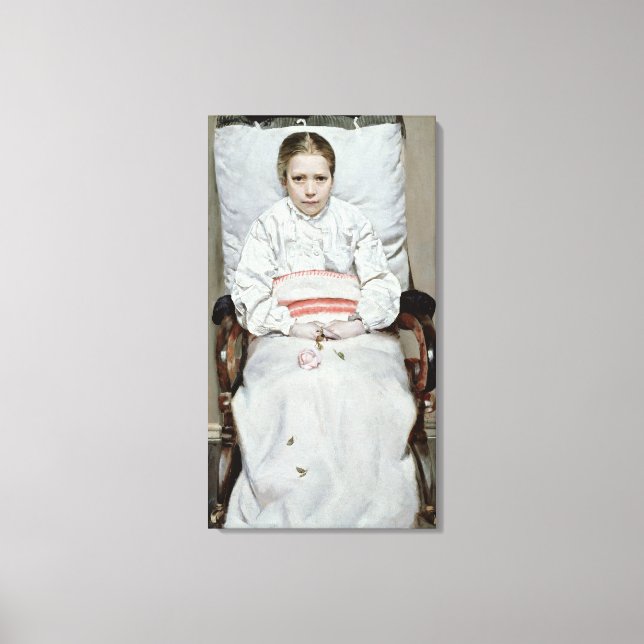 Toile Fille malade (Recto)