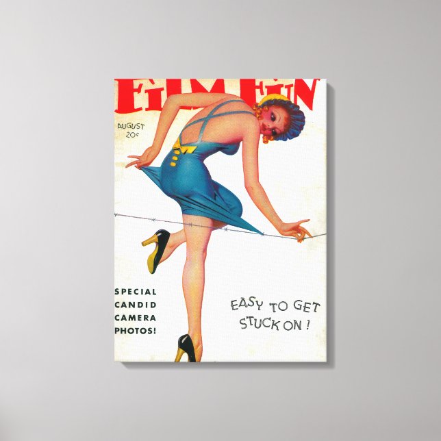 Toile Film Fun Magazine Couverture 9 (Recto)