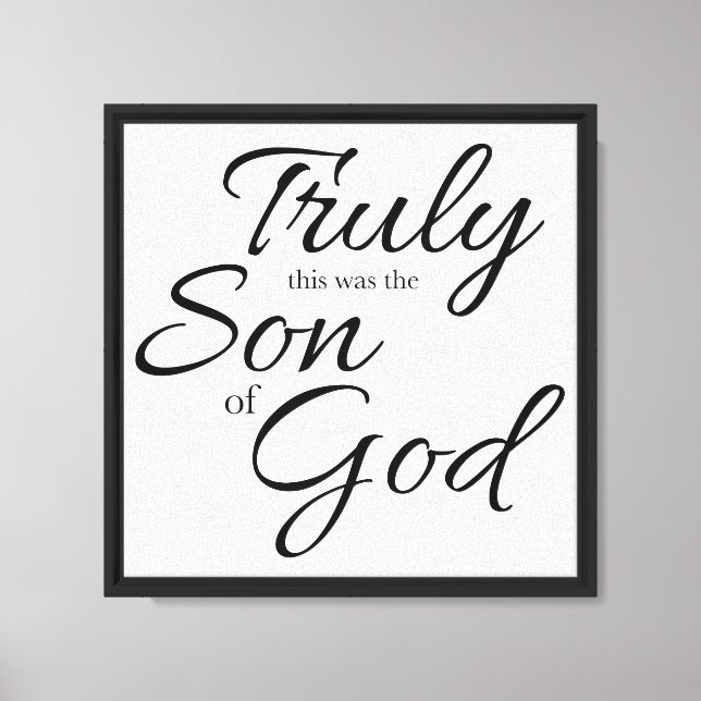 Toile Fils de Dieu (Recto)