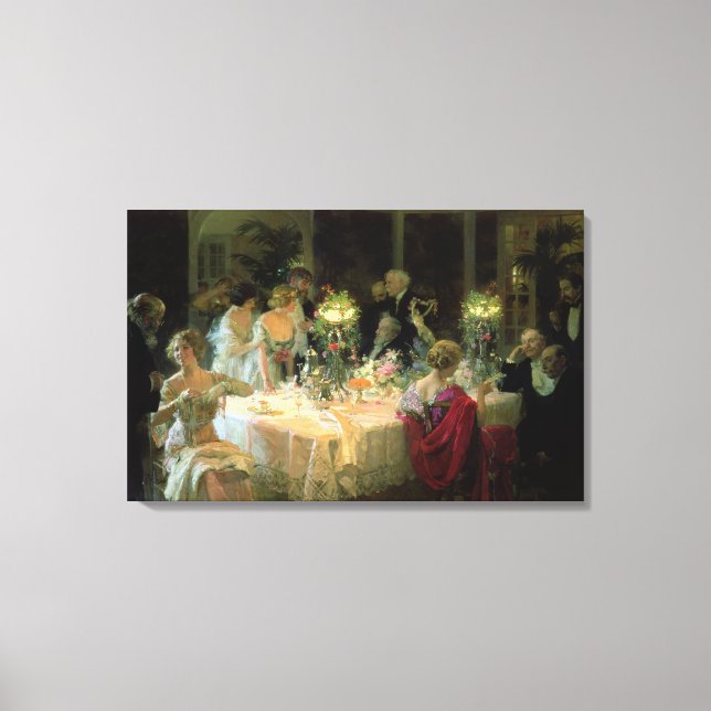 Toile Fin du dîner, 1913 (Recto)