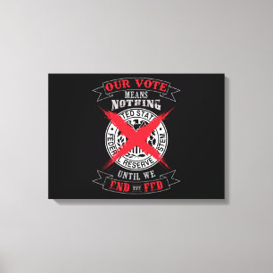 Toile Fin du mur d'art de la Fed