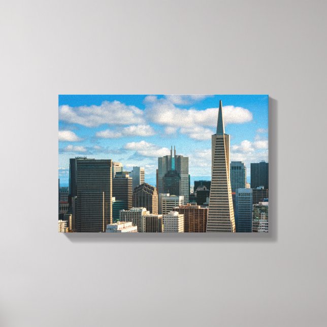 Toile Financial District Skyline de San Francisco (Recto)