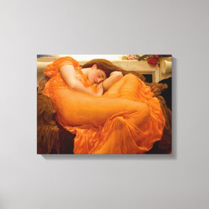 Toile Flaming Juin Peinture Par Frederic Leighton