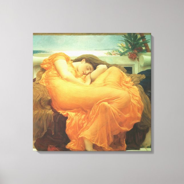 Toile Flaming June de Lord Frederic Leighton (Recto)
