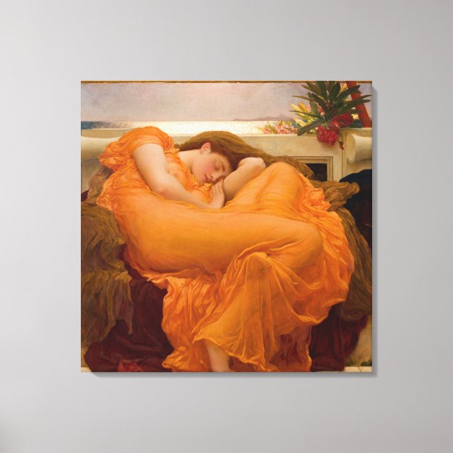 Toile Flaming June - Frederic Lord Leighton (Recto)