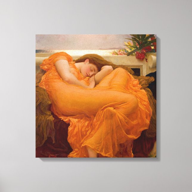 Toile Flaming June (par Frederic Leighton) (Recto)