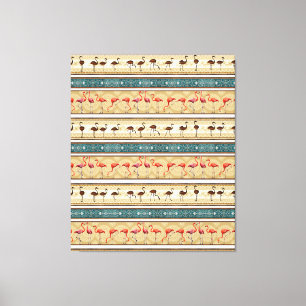 Toile Flamingo Go Lover Cadeau, Joli modèle Flamingo Cad