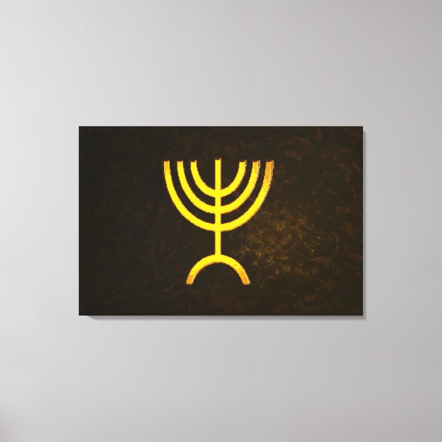 Toile Flamme de Menorah (Recto)