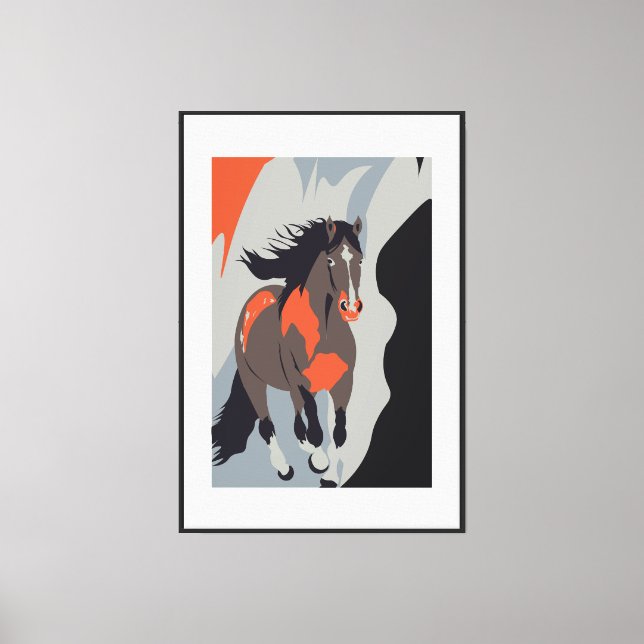 Toile Flamme de Mouvement (Recto)