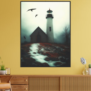 Toile "Flamme de solitude dans la masse"