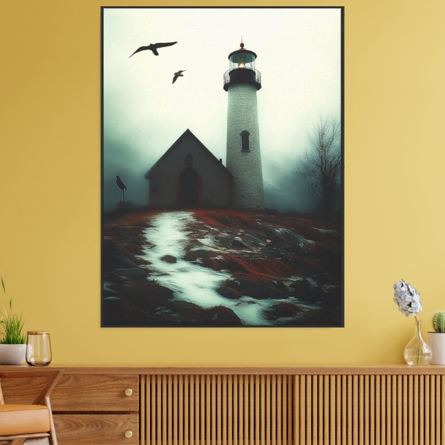 Toile "Flamme de solitude dans la masse" (Insitu(Salon))