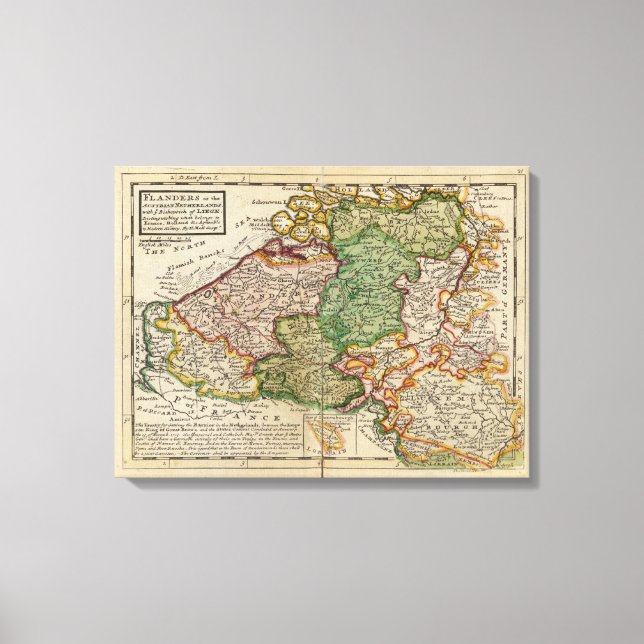 Toile Flandre ou Pays-Bas autrichienne (Recto)