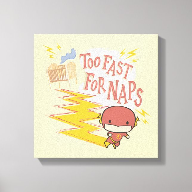 Toile Flash Chibi | Trop Rapide Pour Les Naps (Recto)