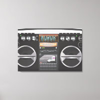 Flèche de ghetto rétro Boombox