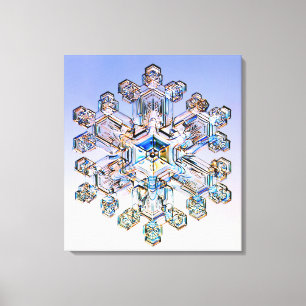 Toile Flèche de neige