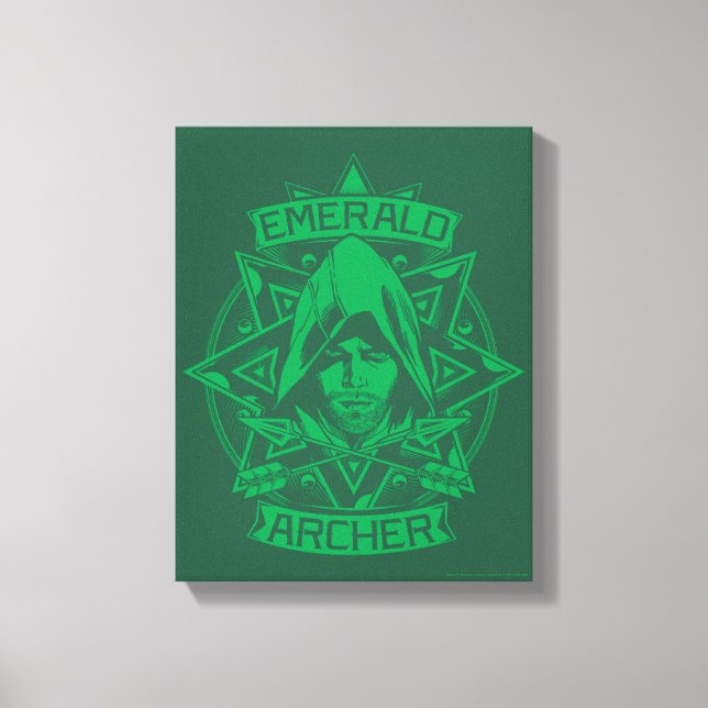 Toile Flèche | Emerald Archer Graphic (Recto)