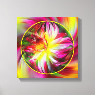 Toile Flèches Abstraites de couleur Créez votre propre p