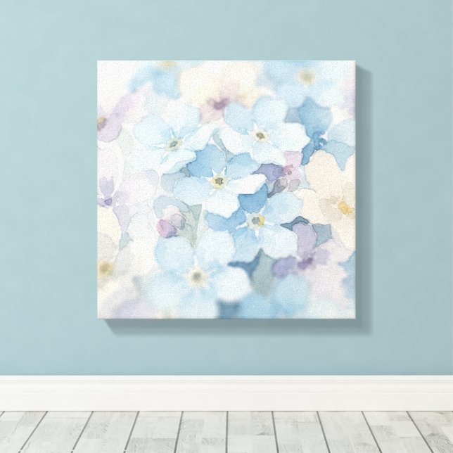 Toile Fleur abstrait  (Insitu (Plancher de Bois))