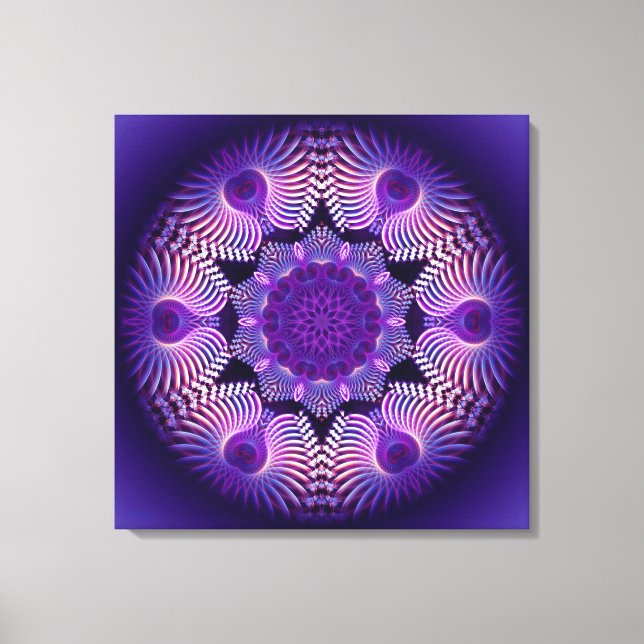 Toile Fleur Apophyse Kaleidoscope I (Recto)