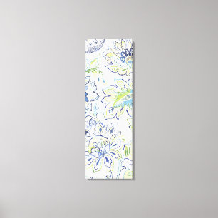 Toile Fleur bleue de Bohème