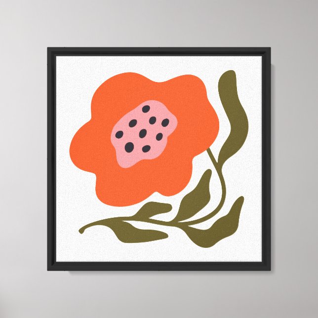 Toile Fleur bohème (Recto)
