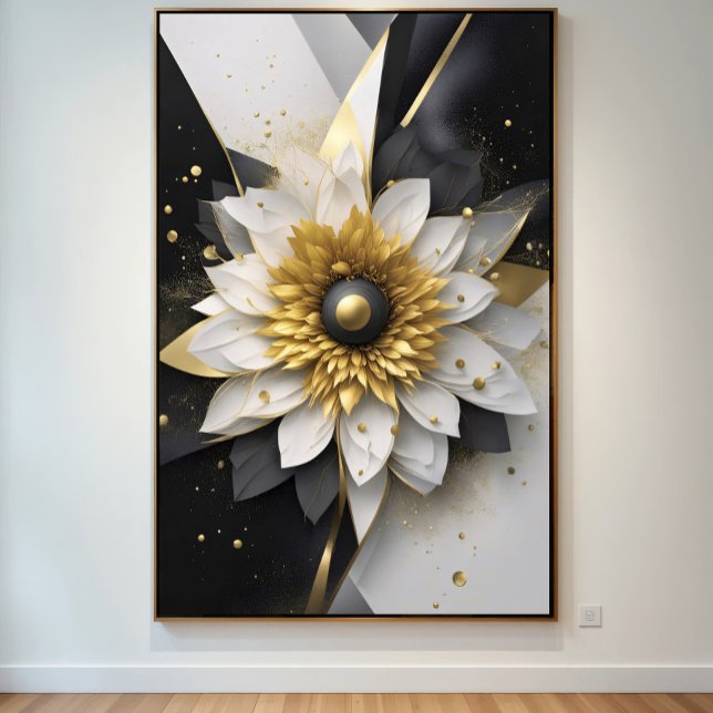 Toile Fleur cosmique (Créateur téléchargé)