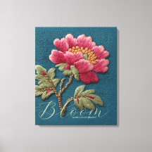 Fleur de broderie Regard fleuri