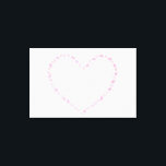 Toile Fleur de cerise en forme de coeur<br><div class="desc">Pétales de fleurs de cerisier en papier en forme de coeur | JIM/a.collectionRF | AssetID : 108709883</div>