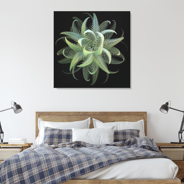 Toile Fleur de fougère fractale  (Insitu(Chambre))