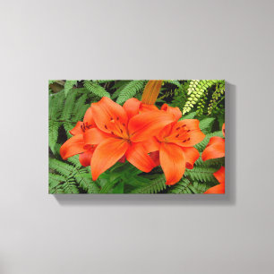 Toile Fleur de lis - orange iridescente (Matt 28-30)
