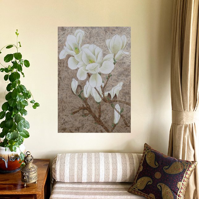 Toile Fleur de Magnolia  (Créateur téléchargé)