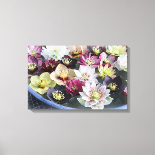 Toile Fleur de Noël