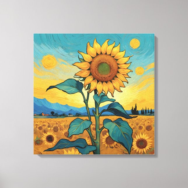 Toile Fleur de Soleil straillante - Dutch Master Serie Z (Recto)