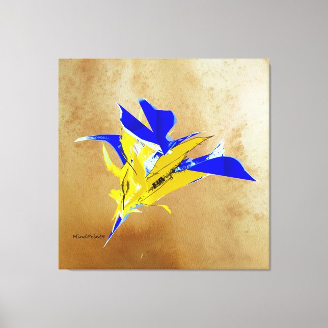 Toile Fleur de souhait (Recto)