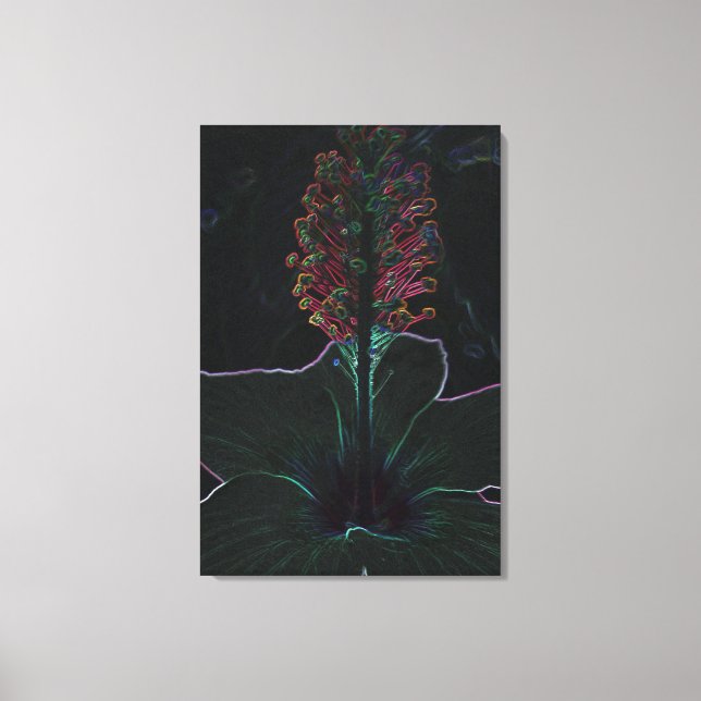 Toile fleur de velours (Recto)