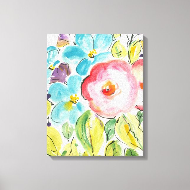 Toile Fleur délice II (Recto)