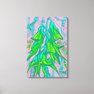 Toile Fleur d'oiseaux australienne, peinture florale tro