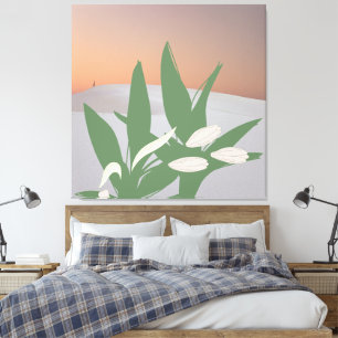 Toile Fleur du désert