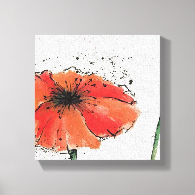 Toile Fleur en pleine floraison (Recto)
