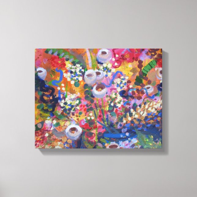 Toile Fleur sauvage australien (Recto)