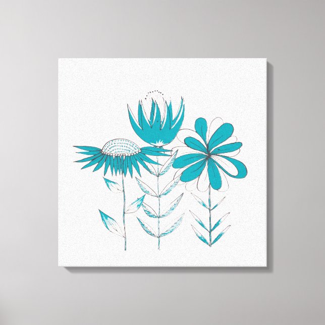 Toile Fleurs (Recto)