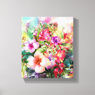 Toile Fleurs