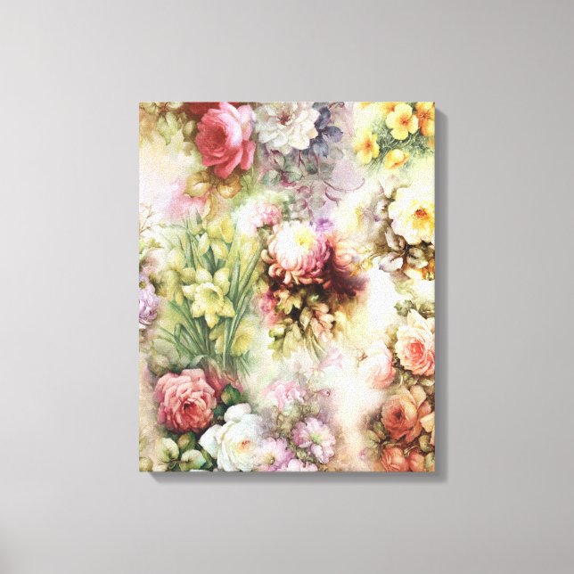 Toile Fleurs Anciennes (Recto)