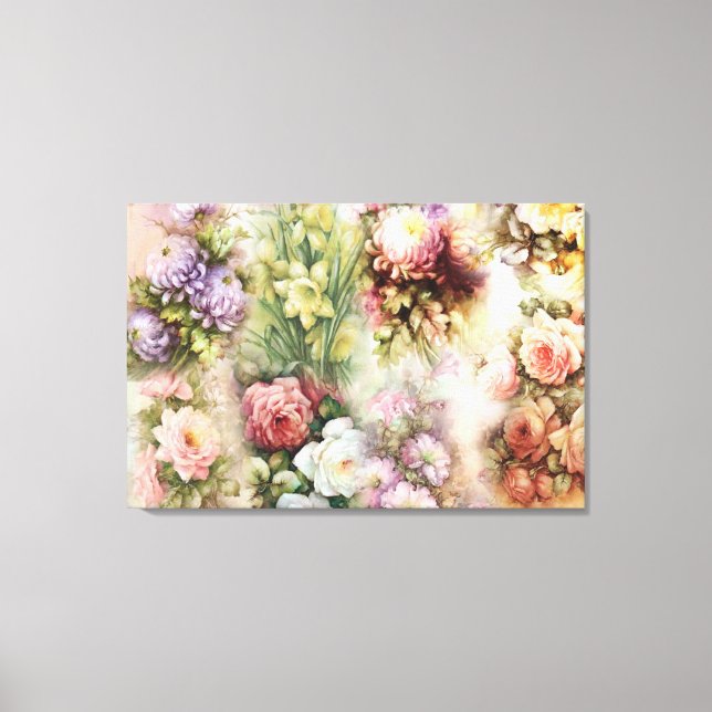 Toile Fleurs Anciennes (Recto)