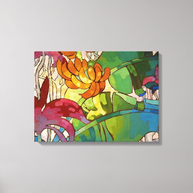 Toile 'Fleurs' - Arman Manookian (Recto)