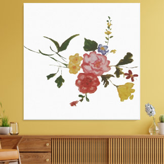 Toile Fleurs Artistiques Japonaises Fleur