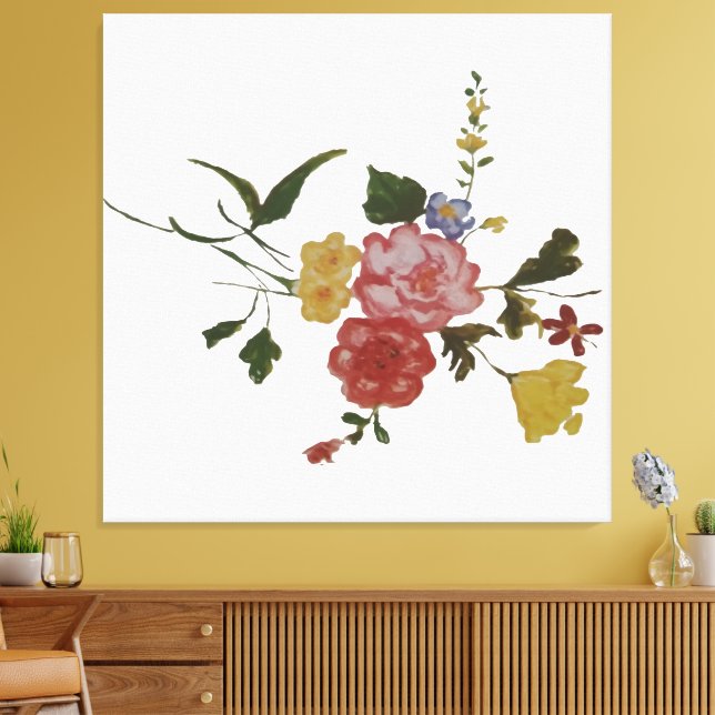Toile Fleurs Artistiques Japonaises Fleur (Insitu(Salon))